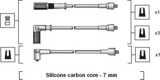 Magneti Marelli 941318111120 - Set kablova za paljenje www.molydon.hr