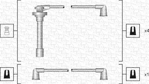 Magneti Marelli 941318111173 - Set kablova za paljenje www.molydon.hr