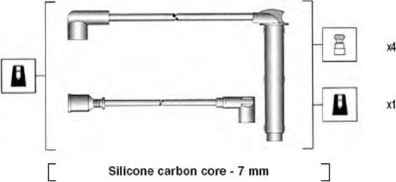 Magneti Marelli 941255050815 - Set kablova za paljenje www.molydon.hr