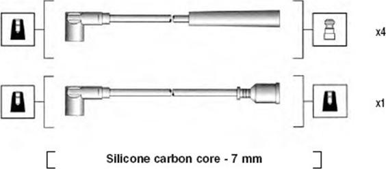 Magneti Marelli 941255100820 - Set kablova za paljenje www.molydon.hr