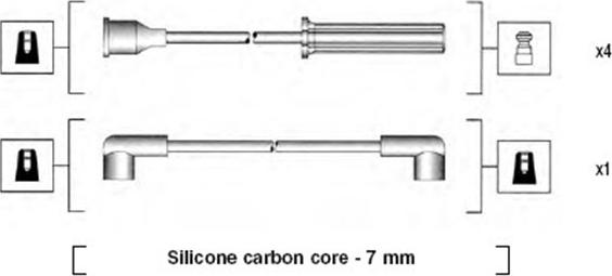 Magneti Marelli 941215080793 - Set kablova za paljenje www.molydon.hr