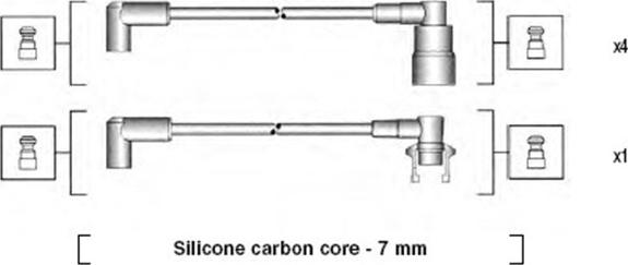 Magneti Marelli 941215070792 - Set kablova za paljenje www.molydon.hr