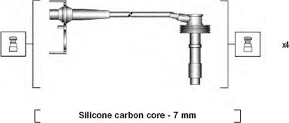 Magneti Marelli 941215150800 - Set kablova za paljenje www.molydon.hr