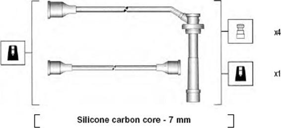 Magneti Marelli 941285080844 - Set kablova za paljenje www.molydon.hr