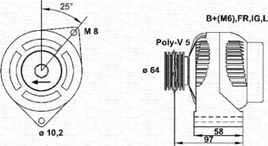 Magneti Marelli 943346052010 - Alternator www.molydon.hr