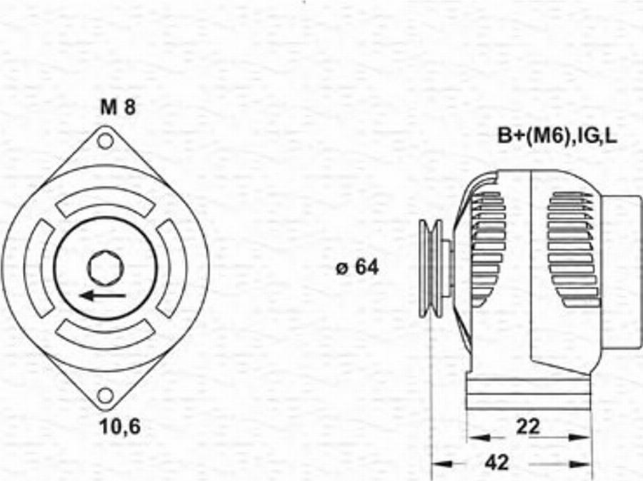 Magneti Marelli 943346068010 - Alternator www.molydon.hr