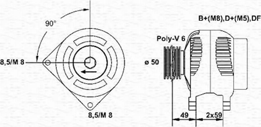 Magneti Marelli 943346002010 - Alternator www.molydon.hr