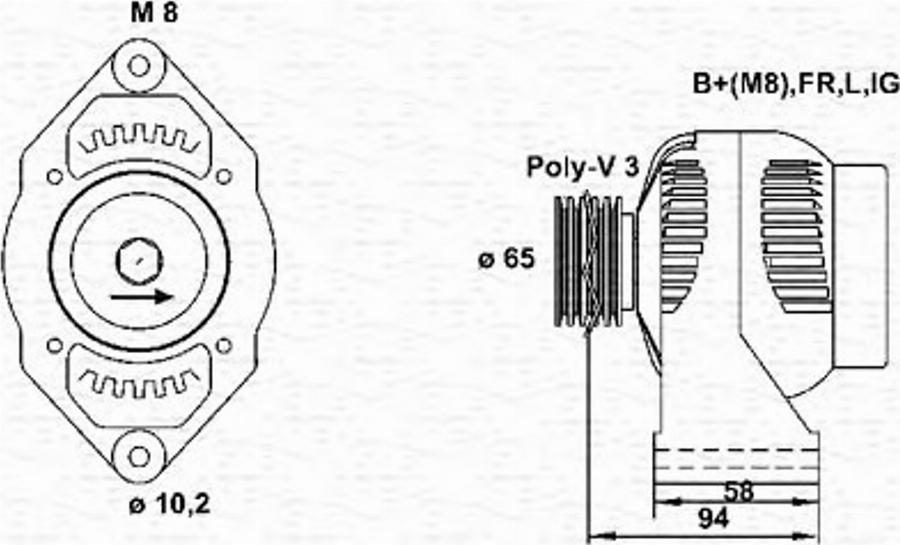 Magneti Marelli 943346103010 - Alternator www.molydon.hr