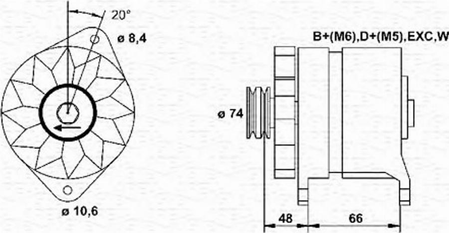 Magneti Marelli 943346129010 - Alternator www.molydon.hr