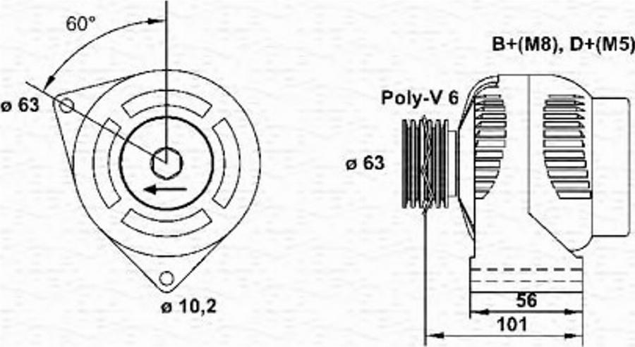 Magneti Marelli 943346223010 - Alternator www.molydon.hr