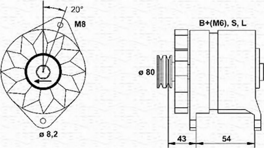 Magneti Marelli 943354007010 - Alternator www.molydon.hr