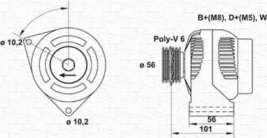 Magneti Marelli 943 35 402 201 0 - Alternator www.molydon.hr