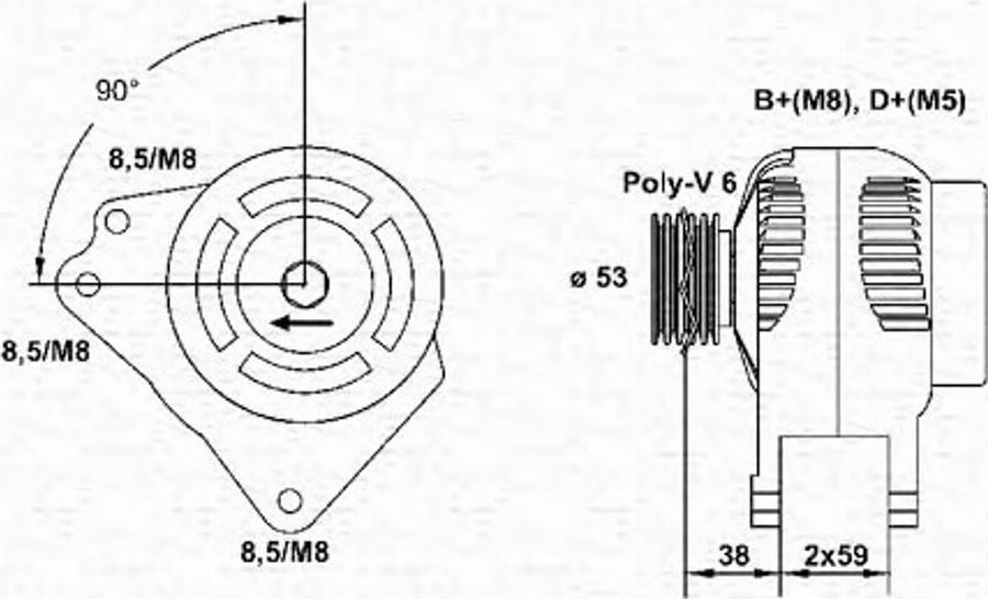 Magneti Marelli 943354136010 - Alternator www.molydon.hr