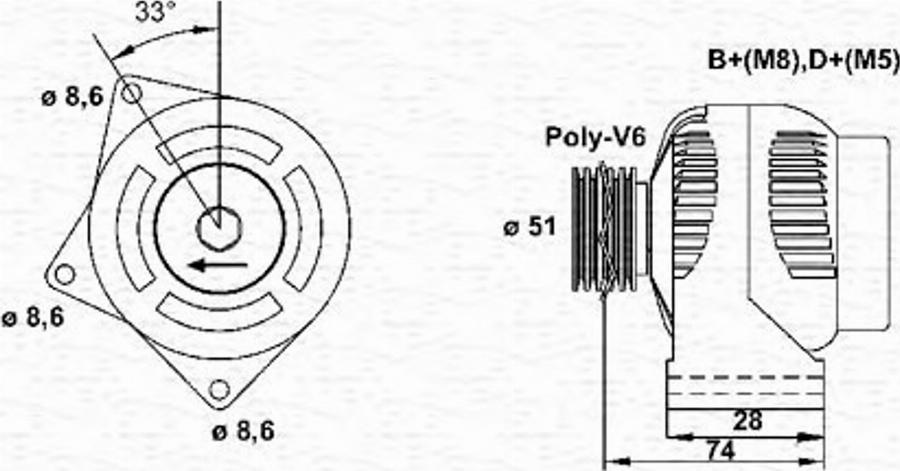 Magneti Marelli 943355093010 - Alternator www.molydon.hr