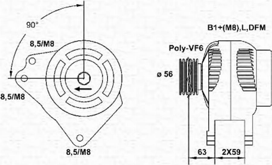 Magneti Marelli 943355060010 - Alternator www.molydon.hr