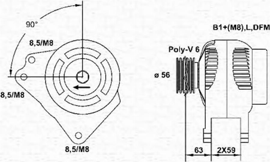 Magneti Marelli 943355062010 - Alternator www.molydon.hr