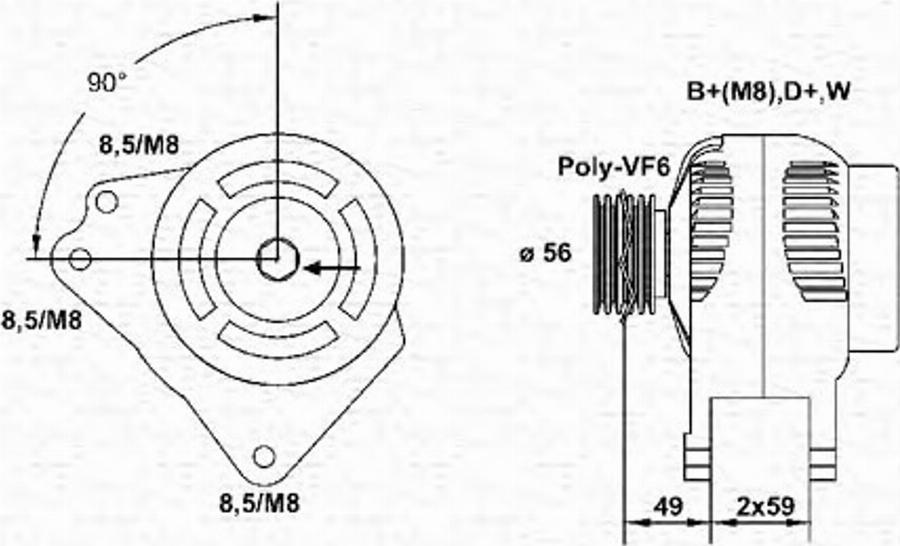 Magneti Marelli 943355030010 - Alternator www.molydon.hr