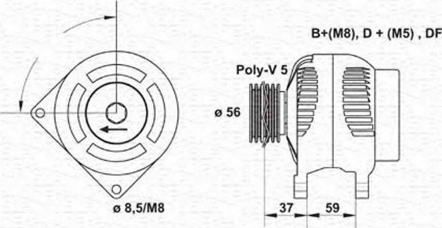 Magneti Marelli 943355027010 - Alternator www.molydon.hr