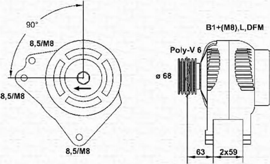 Magneti Marelli 943355141010 - Alternator www.molydon.hr