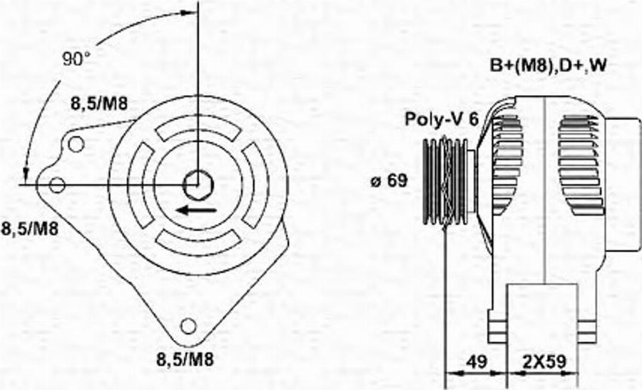 Magneti Marelli 943355109010 - Alternator www.molydon.hr