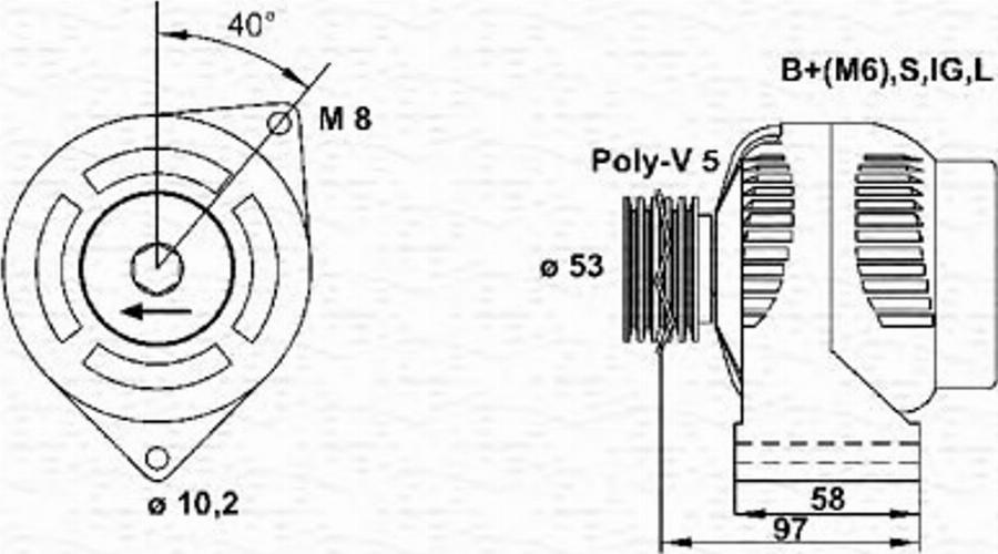 Magneti Marelli 943355126010 - Alternator www.molydon.hr