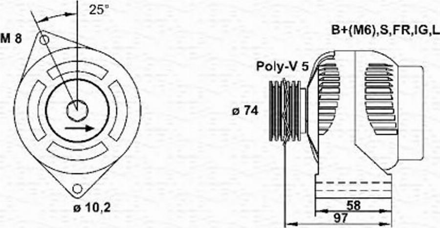 Magneti Marelli 943355175010 - Alternator www.molydon.hr