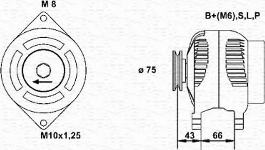 Magneti Marelli 943355172010 - Alternator www.molydon.hr