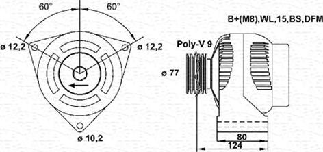 Magneti Marelli 943355233010 - Alternator www.molydon.hr