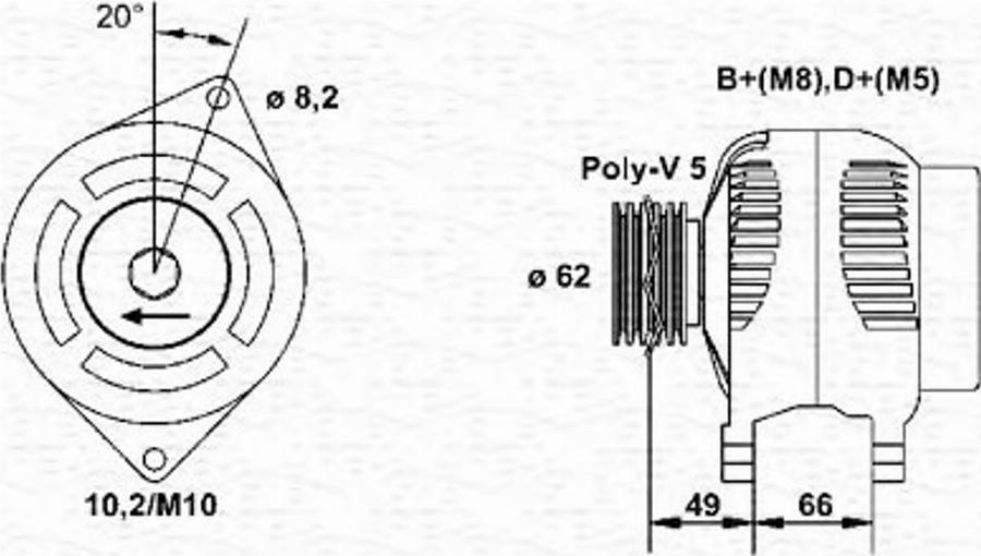 Magneti Marelli 943356995010 - Alternator www.molydon.hr