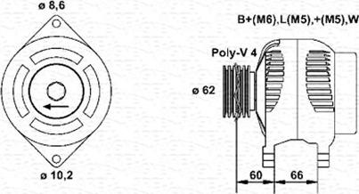 Magneti Marelli 943356958010 - Alternator www.molydon.hr