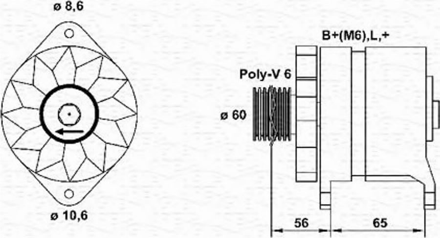 Magneti Marelli 943 35 695 201 0 - Alternator www.molydon.hr