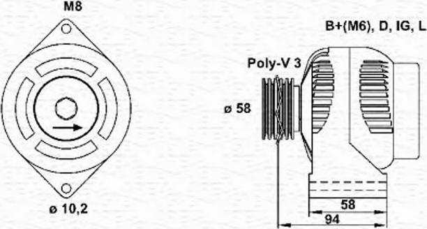 Magneti Marelli 943356939010 - Alternator www.molydon.hr