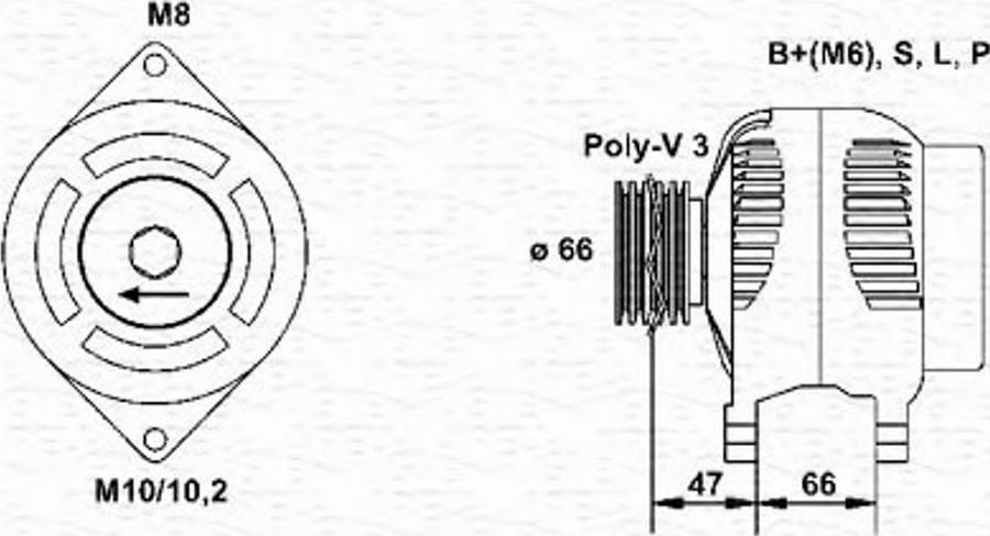 Magneti Marelli 943356935010 - Alternator www.molydon.hr