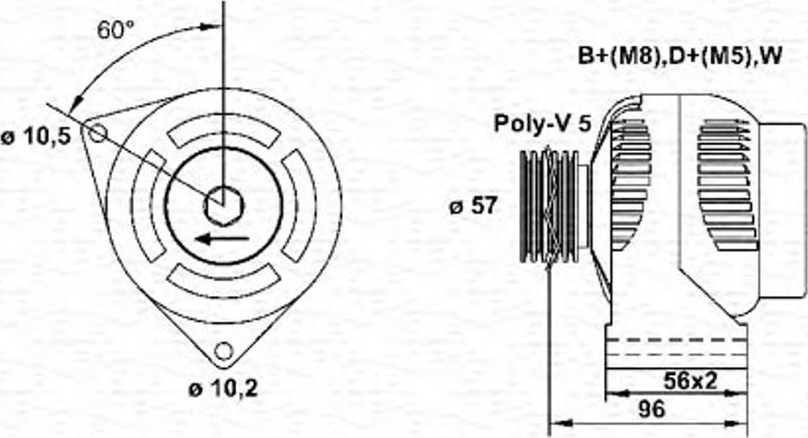 Magneti Marelli 943356575010 - Alternator www.molydon.hr