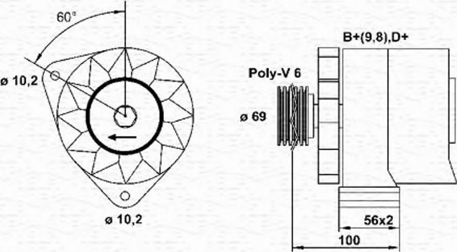 Magneti Marelli 943356617010 - Alternator www.molydon.hr