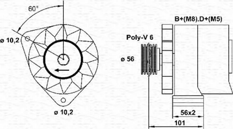 Magneti Marelli 943356626010 - Alternator www.molydon.hr