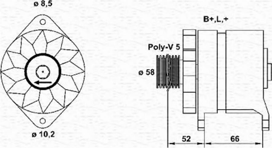 Magneti Marelli 943 35 619 701 0 - Alternator www.molydon.hr