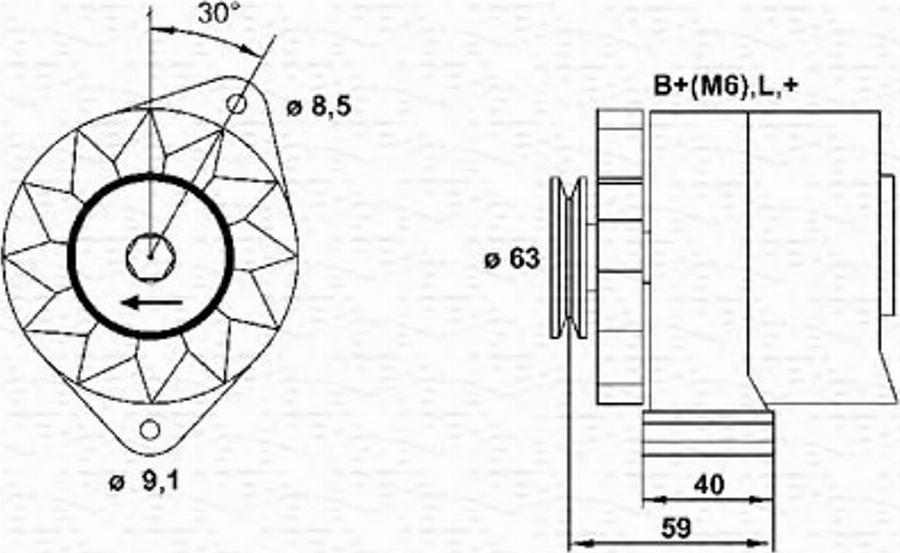 Magneti Marelli 943356122010 - Alternator www.molydon.hr