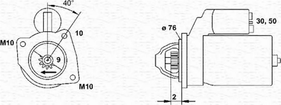 Magneti Marelli 943241060010 - Starter www.molydon.hr