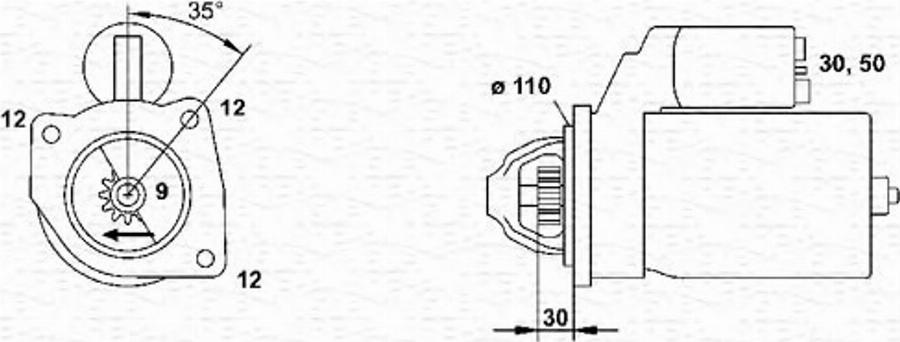 Magneti Marelli 943 25 130 001 0 - Starter www.molydon.hr