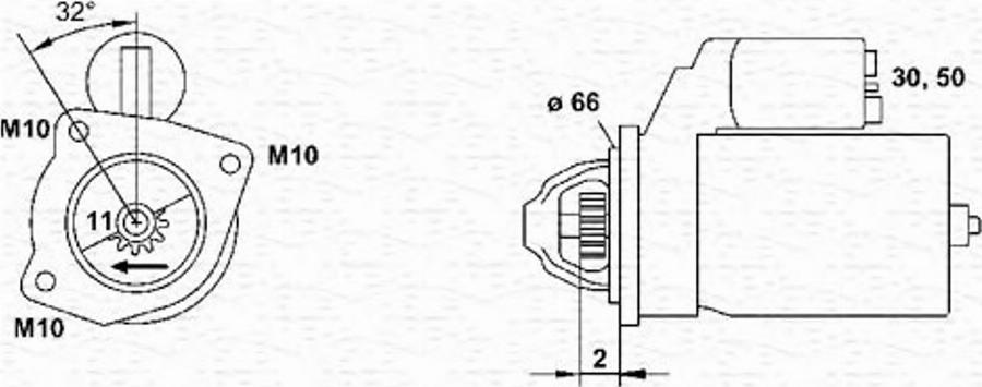 Magneti Marelli 943253105010 - Starter www.molydon.hr