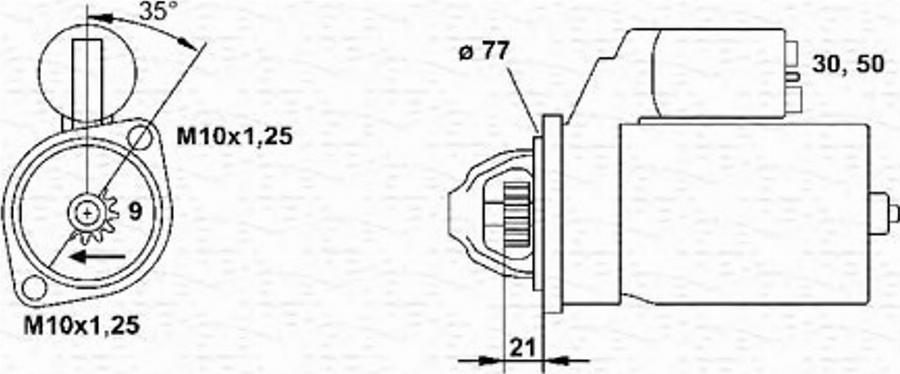 Magneti Marelli 943253210010 - Starter www.molydon.hr