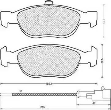 Magneti Marelli 430216170342 - Komplet Pločica, disk-kočnica www.molydon.hr