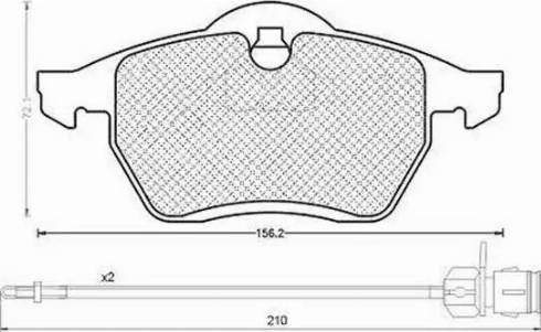 Magneti Marelli 430216170311 - Komplet Pločica, disk-kočnica www.molydon.hr