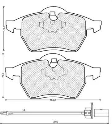 Magneti Marelli 430216170313 - Komplet Pločica, disk-kočnica www.molydon.hr