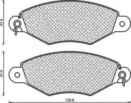 Magneti Marelli 430216171040 - Komplet Pločica, disk-kočnica www.molydon.hr