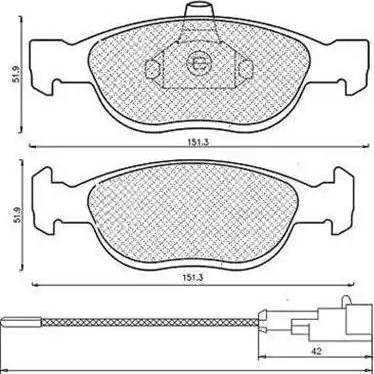 Magneti Marelli 430216171199 - Komplet Pločica, disk-kočnica www.molydon.hr