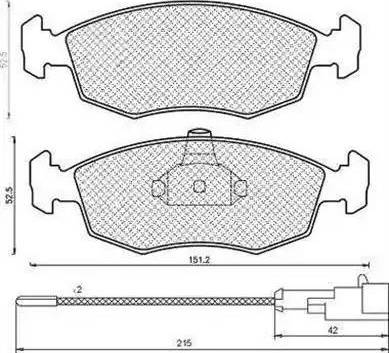 Magneti Marelli 430216171185 - Komplet Pločica, disk-kočnica www.molydon.hr