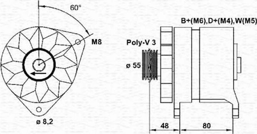 Magneti Marelli 054022585010 - Alternator www.molydon.hr