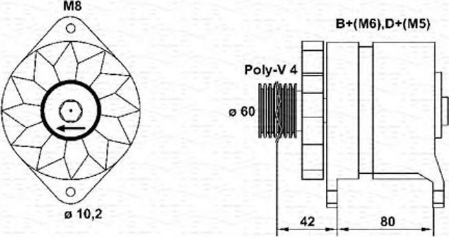 Magneti Marelli 054022654010 - Alternator www.molydon.hr